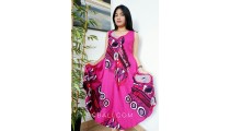 bali fashion clothes women dress wide long patterned ethnic design